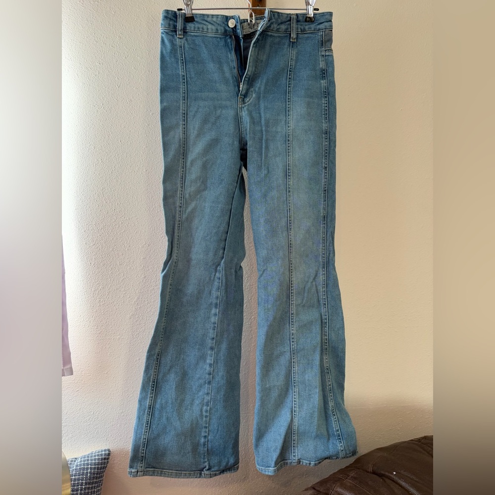 We The Free Light Blue Flare Jeans